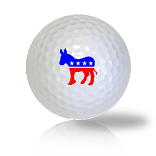 Democrat Donkey Golf Balls - Halfpricegolfballs