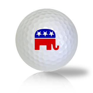 Republican Elephant Golf Balls - Halfpricegolfballs