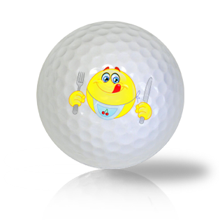 Ready To Eat Emoticon Golf Balls - Half Price Golf Balls - Canada's Source For Premium Used & Recycled Golf Balls