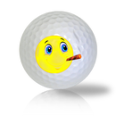 Cigar Smoking Emoticon Golf Balls - Half Price Golf Balls - Canada's Source For Premium Used & Recycled Golf Balls