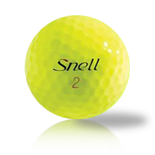 Custom Snell My Tour Ball Red Yellow - Half Price Golf Balls - Canada's Source For Premium Used & Recycled Golf Balls