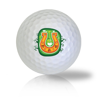 St. Patrick's Day Horse Shoe Golf Balls - Halfpricegolfballs