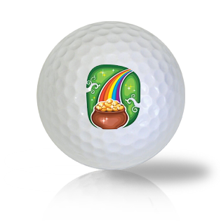 St. Patrick's Day Rainbow Golf Balls - Halfpricegolfballs
