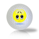Worried And Stressed Emoticon Golf Balls - Half Price Golf Balls - Canada's Source For Premium Used & Recycled Golf Balls