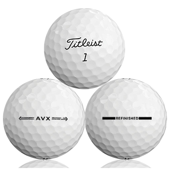Custom Titleist AVX Refinished (Straight Line) - Half Price Golf Balls - Canada's Source For Premium Used Golf Balls