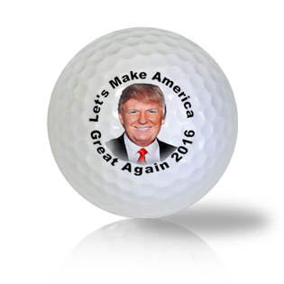 Trump 2016 Let's Make America Great Again Golf Balls - Half Price Golf Balls - Canada's Source For Premium Used & Recycled Golf Balls