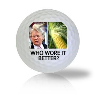 Donald Trump Who Wore Their Hair Better? Golf Balls - Half Price Golf Balls - Canada's Source For Premium Used & Recycled Golf Balls