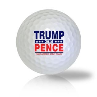 Donald Trump and Mike Pence Campaign Golf Balls - Half Price Golf Balls - Canada's Source For Premium Used & Recycled Golf Balls