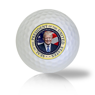 Donald Trump Presidential Seal Golf Balls - Half Price Golf Balls - Canada's Source For Premium Used & Recycled Golf Balls