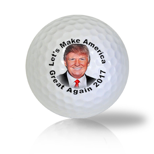 Donald Trump Let's Make America Great Again Golf Balls - Half Price Golf Balls - Canada's Source For Premium Used & Recycled Golf Balls