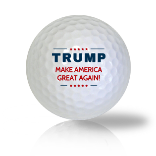 Donald Trump Let's Make America Great Again Golf Balls - Half Price Golf Balls - Canada's Source For Premium Used & Recycled Golf Balls