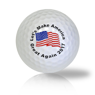 Donald Trump Let's Make America Great Again Golf Balls - Half Price Golf Balls - Canada's Source For Premium Used & Recycled Golf Balls