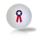 America Flag Ribbon Golf Balls - Halfpricegolfballs