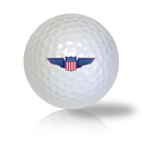 America Flag Shield Golf Balls - Halfpricegolfballs