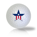America Flag Star Golf Balls - Halfpricegolfballs