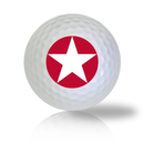 America Red Star Golf Balls - Halfpricegolfballs