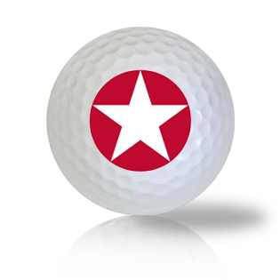 America Red Star Golf Balls - Halfpricegolfballs
