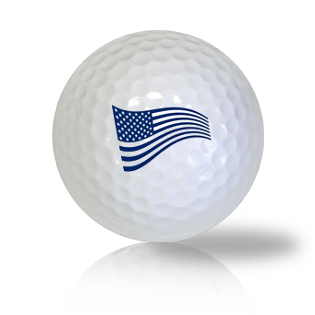 America Blue Flag Golf Balls - Halfpricegolfballs