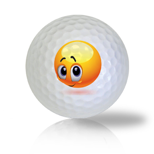 Super Bashful Emoticon Golf Balls - Half Price Golf Balls - Canada's Source For Premium Used & Recycled Golf Balls