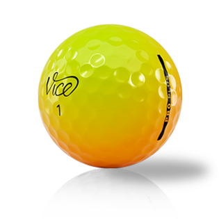 Custom Vice Pro Plus Shade Yellow to Orange Used Golf Balls - Halfpricegolfballs.com