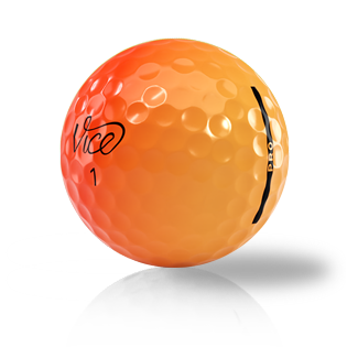 Custom Vice Pro Shade Red to Orange Used Golf Balls - Halfpricegolfballs.com