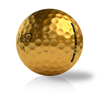 Custom Vice Pro Plus Gold - Half Price Golf Balls - Canada's Source For Premium Used Golf Balls