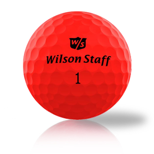 Custom Wilson Duo Soft Optic Red - Half Price Golf Balls - Canada's Source For Premium Used & Recycled Golf Balls