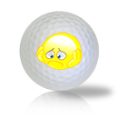 Down In The Dumps & Worried Emoticon Golf Balls - Half Price Golf Balls - Canada's Source For Premium Used & Recycled Golf Balls