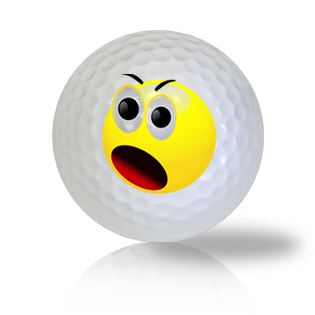Yelling Emoticon Golf Balls - Half Price Golf Balls - Canada's Source For Premium Used & Recycled Golf Balls