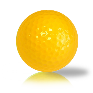 Custom New Yellow Blank Balls - Half Price Golf Balls - Canada's Source For Premium Used & Recycled Golf Balls