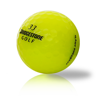 Custom Bridgestone Lady Precept Yellow - Half Price Golf Balls - Canada's Source For Premium Used & Recycled Golf Balls