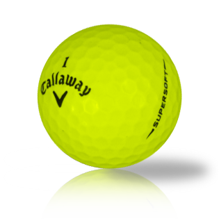 Callaway Supersoft Yellow Used Golf Balls - Franksshanks.ca