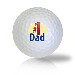 #1 Dad Golf Balls