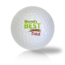 World's Best Dad Golf Balls - Halfpricegolfballs
