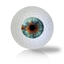 Aqua Blue Eye Ball Golf Balls - Halfpricegolfballs