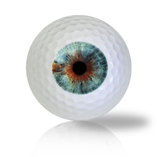 Aqua Blue Eye Ball Golf Balls - Halfpricegolfballs