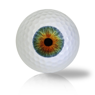 Blue Brown Eye Ball Golf Balls - Halfpricegolfballs
