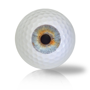 Grey Brown Eye Ball Golf Balls - Halfpricegolfballs