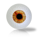 Light Brown Eye Ball Golf Balls - Halfpricegolfballs