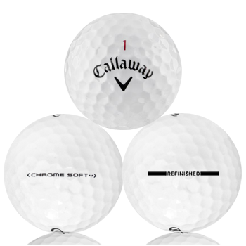 Bulk Callaway Chrome Soft Refinished (Straight Line) Golf Balls - The Golf Ball Company