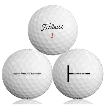 Titleist Pro V1X Refinished (T-Line) Used Golf Balls - Foundgolfballs.com