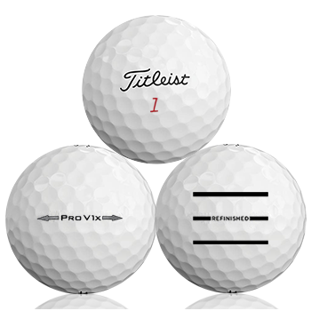 Custom Titleist Pro V1X Refinished (Triple-Line) Used Golf Balls - Foundgolfballs.com