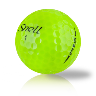 Custom Snell My Tour Ball Black Yellow - Half Price Golf Balls - Canada's Source For Premium Used & Recycled Golf Balls